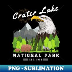 Crater Lake National Park - Creative Sublimation PNG Download - Capture Imagination with Every Detail