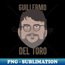 Guillermo Del Toro Head - High-Resolution PNG Sublimation File - Bring Your Designs to Life