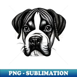 boxer puppy - instant sublimation digital download - instantly transform your sublimation projects
