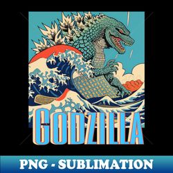Godzilla - PNG Sublimation Digital Download - Perfect for Sublimation Art