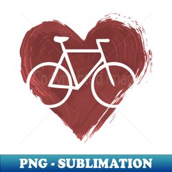 Cyclists Heart - Unique Sublimation PNG Download - Transform Your Sublimation Creations