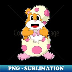 Hamster Eggshel Egg - PNG Transparent Digital Download File for Sublimation - Perfect for Creative Projects