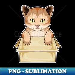 Cat Box - Instant PNG Sublimation Download - Transform Your Sublimation Creations