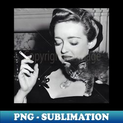 Bette Davis  1908 - Instant PNG Sublimation Download - Bold & Eye-catching