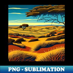 african landscape - elegant sublimation png download - fashionable and fearless