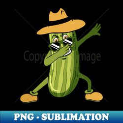 Cool Dabbing Pickle with Hat And Sunglasses - Instant PNG Sublimation Download - Bold & Eye-catching
