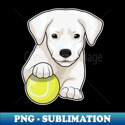 dog puppy tennis tennis ball - png sublimation digital download - enhance your apparel with stunning detail