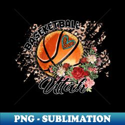 aesthetic pattern utah basketball gifts vintage styles - trendy sublimation digital download - transform your sublimation creations