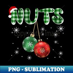Chest Nuts Christmas Funny Couple Matching - Exclusive Sublimation Digital File - Unlock Vibrant Sublimation Designs