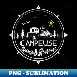 campeuse rieuse heureuse - Premium Sublimation Digital Download - Perfect for Sublimation Mastery