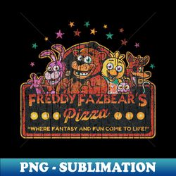 Freddy Fazbears Pizza 1983 - Premium PNG Sublimation File - Add a Festive Touch to Every Day