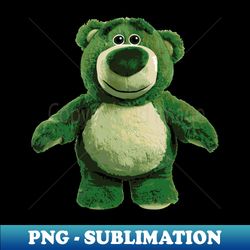 green bear - decorative sublimation png file - unleash your creativity