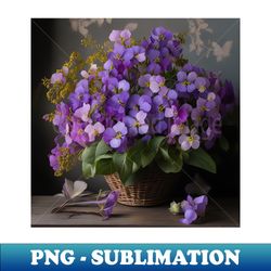Fragrant Sweet Peas With Their Clusters Of Delicate Flowers Bringing A Sense Of Nostalgia And Gentle Aroma To Any Garden Or Floral Arrangement Ai Generated Art - Premium PNG Sublimation File - Spice Up Your Sublimation Projects