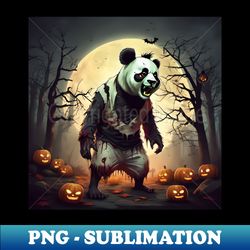 Halloween Zombie Panda - Premium Sublimation Digital Download - Unlock Vibrant Sublimation Designs