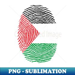 Fingerprint of Palestine - Aesthetic Sublimation Digital File - Create with Confidence
