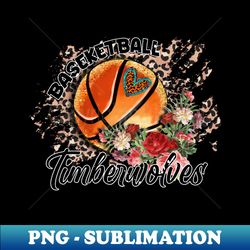 aesthetic pattern timberwolves basketball gifts vintage styles - aesthetic sublimation digital file - revolutionize your designs