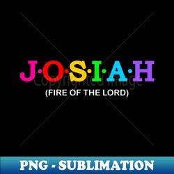 Josiah - Fire of the Lord - Digital Sublimation Download File - Enhance Your Apparel with Stunning Detail