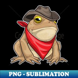 Frog Cowboy Cowboy hat - PNG Sublimation Digital Download - Revolutionize Your Designs