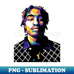 American Rapper Lil WPAP - PNG Sublimation Digital Download - Add a Festive Touch to Every Day