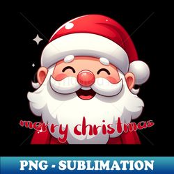 Happy Santa Claus - PNG Transparent Sublimation File - Bold & Eye-catching