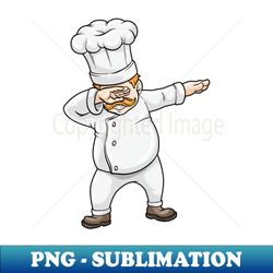 chef with chef hat at hip hop dance dab - artistic sublimation digital file - perfect for creative projects