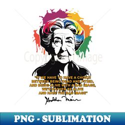 Golda Meir - Trendy Sublimation Digital Download - Defying the Norms