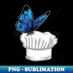 butterfly chef chef hat - exclusive png sublimation download - fashionable and fearless