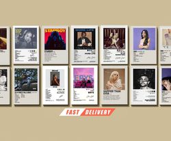 Custom Album Cover Posters - Album Cover Poster, Album Print Music Poster, Custom Album Poster, Tracklist Poster, Album