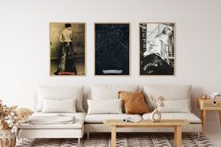 Chrome Hearts Poster, Chrome Hearts Set of 3 Posters, Streetwear Poster, Wall Decor, Chrome Hearts Prints, Aesthetic Pos