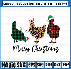 Christmas Chickens Png, Funny Chickens Christmas Leopard Png, Cute Farmer Png, Christmas Png, Digital Download