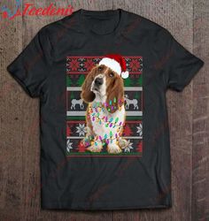 Basset Hound Santa Hat Christmas Shirt, Christmas Sweaters On Sale  Wear Love, Share Beauty