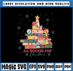 Christmas Book Tree Svg, Book Lovers Christmas Svg, School Christmas Book Tree, Christmas Png, Digital Download