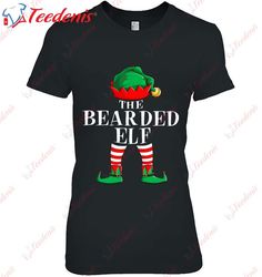Bearded Elf Matching Christmas Group Gift Funny Shirt, Christmas Tee Shirts Ladies  Wear Love, Share Beauty