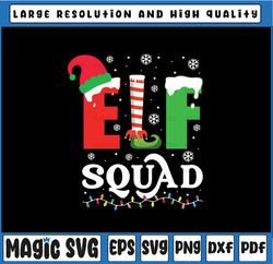 E-l-f Family Christmas Matching Svg, Xmas E-l-f Squad Snow Svg, Christmas Png, Digital Download