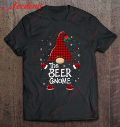 Beer Gnome Buffalo Plaid Matching Christmas Pajama Gift Classic T-Shirt, Christmas Clothes Family  Wear Love, Share Beau