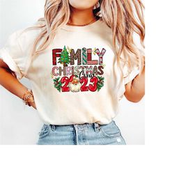 Comfort Colors Family Christmas 2023 Shirt, Christmas Family Gift, Matching Christmas Santa Shirts, Christmas Mama Shirt