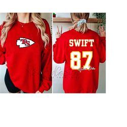 Vintage Swift Kelce Shirt, Kansas City Football Sweatshirt, In My Chiefs Era T-Shirt, America Football Sweater, Football
