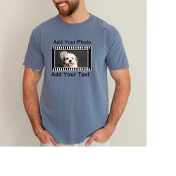 comfort colors tee, personalized shirt for family photo t-shirt, custom photo shirt,customize your own shirt, cute custo