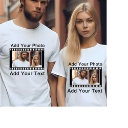 custom your photo t-shirt with your text, customize photo shirt,picture shirt, anniversary gift,customize your own shirt
