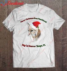 Big Cat Rescue Merry Christmas Mrs Claws T-Shirt, Men Christmas Shirts Family Cheap  Wear Love, Share Beauty