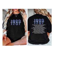 1989 Taylor's Version Shirt, In My 1989 Era Sweatshirt, Swiftie Merch Gift, TS 2023 Tour Merch
