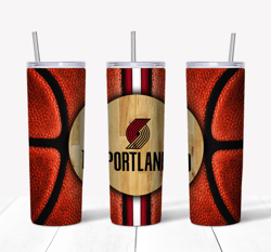 Portland Trailblazers Basketball Tumbler PNG, Tumbler wrap, Straight Design 20oz/ 30oz Skinny Tumbler PNG, PNG file