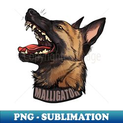 Malligator Malinois - Digital Sublimation Download File - Unlock Vibrant Sublimation Designs