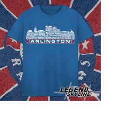 Texas Baseball Team All Time Legends, Arlington City Skyline shirt