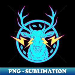 Retro Deer - Aesthetic Sublimation Digital File - Defying the Norms