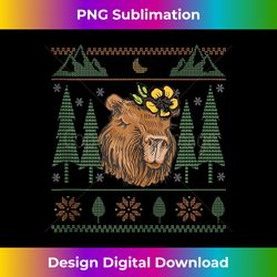 christmas with capybara - capybara enthusiast the best tank top - timeless png sublimation download - immerse in creativity with every design