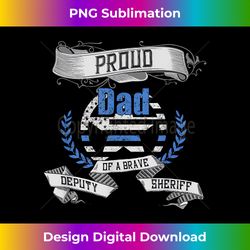 deputy sheriff proud dad graphic tee - futuristic png sublimation file - customize with flair