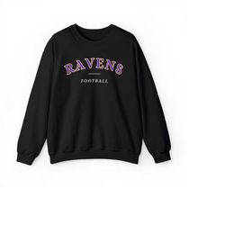 Baltimore Ravens Comfort Premium Crewneck Sweatshirt, vintage, retro, men, women, cozy, comfy, gift