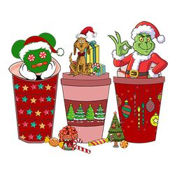 Grinch Christmas Png, Christmas Png, Christmas Coffee Png, Christmas Movie Png, Coffee Lattee Png,Christmas Latte Png