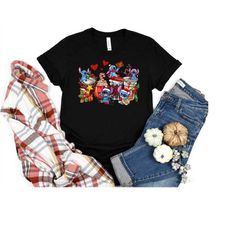 Stitch Christmas Coffee Shirt, Family Vacation Xmas Shirt, Disney Christmas Shirts, Funny Disney Christmas Shirts, Kids